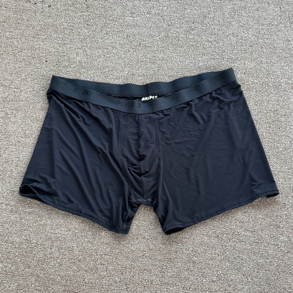 SKIMS Mens Soft Boxer Obsidian Black Underwear‎ BO-BBR-5295M Size 5X NEW